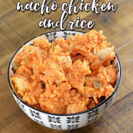 Crock Pot Nacho Chicken and Rice