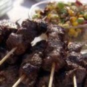 Grilled Beef Skewers with Sun-Dried Tomato Relish