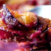 CRUNCHY TOPPED PLUM CAKE