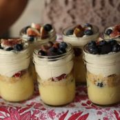 Berry-Fig Cream Parfaits