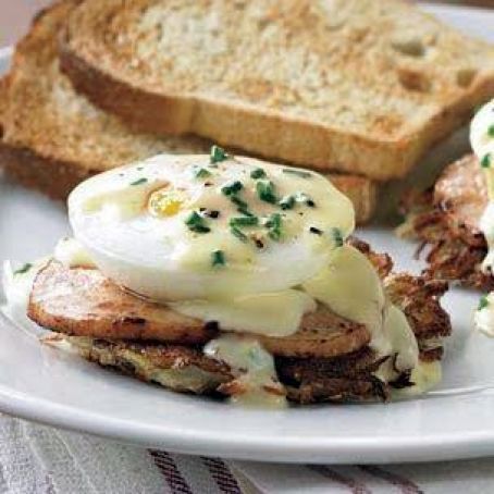 Eggs - Hash brown Eggs Benedict