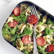 Tortellini with Pesto and Broccoli