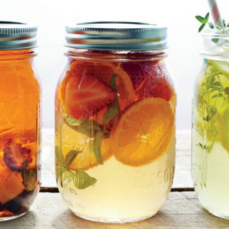 Chamomile-Strawberry-Orange Cold Brewed Tea