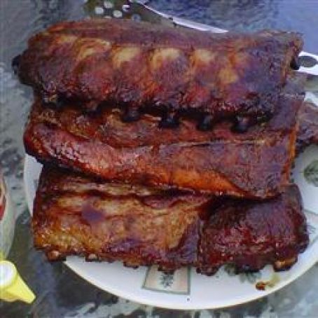Memphis-Style Hickory-Smoked Pork Ribs