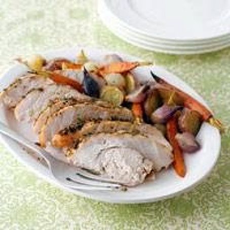 Herb-Roasted Turkey & Vegetables