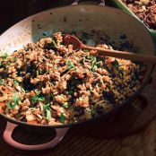 WILD RICE STUFFING w/PINE NUTS