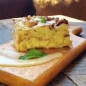 Bacon Waffle Bread Pudding