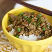 GROUND TURKEY-Teriyaki Turkey Rice Bowl