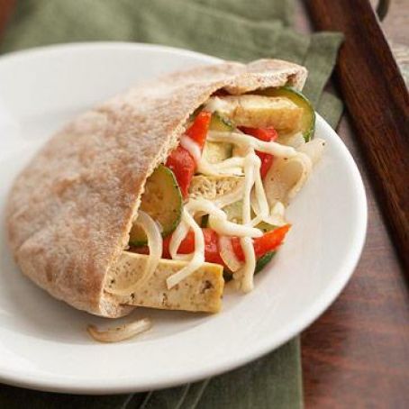 Roasted Tofu and Veggie Pockets