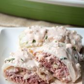 Low Carb Reuben Cabbage Rolls