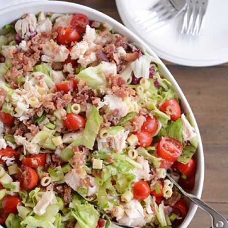 Portillo’s Chopped Salad with Sweet Italian Dressing