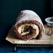 Extreme Lemon and Chocolate Roulade