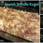 Jewish Noodle Kugel with Oatmeal Brown Sugar Topping