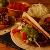Brian Boitano's Carne Asada Tacos with Green Salsa