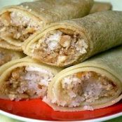 Pine 'n' Coconut Pancake Rolls