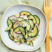Cuc Salad with Radish & Dill