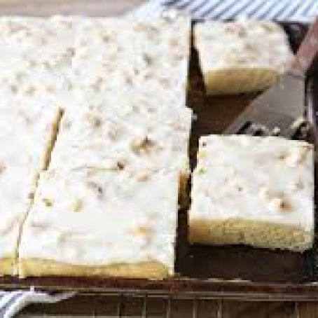 WHITE TEXAS SHEET CAKE