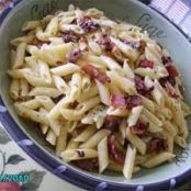PENNE WITH PARMESAN CREAM AND PROSCIUTTO