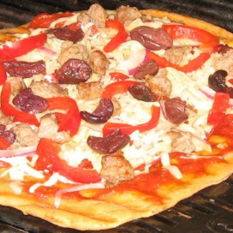 Bacon Onion Potato Pizzas