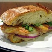 Barbecued Chicken Panini