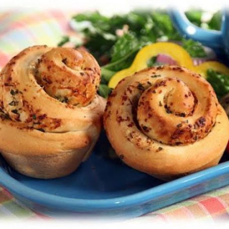Swirled Herb Rolls
