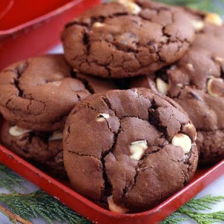 Triple Chocolate Cookies