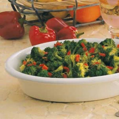 2003 Broccoli with Roasted Red Peppers
