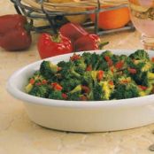2003 Broccoli with Roasted Red Peppers