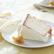 Lemony Angel Food Cake
