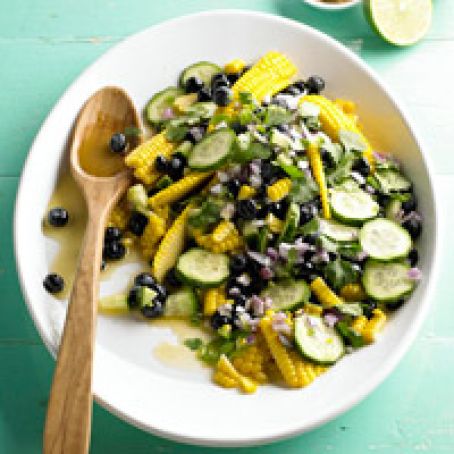Corn and Blueberry Salad
