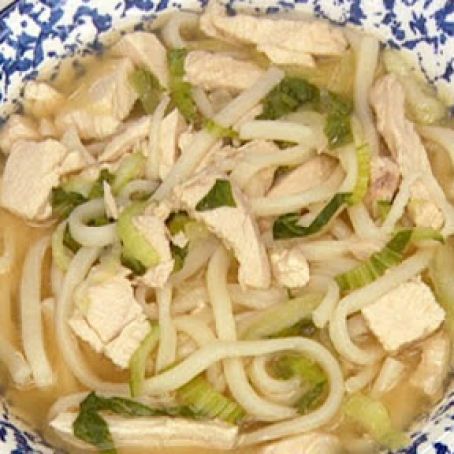 Chicken Noodle and Miso Soup Fusion