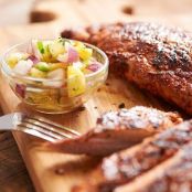 Grilled Pork Tenderloin with Pineapple Salsa