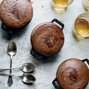 Double-Chocolate Soufflés