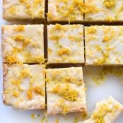 Glazed Citrus Butter Bars