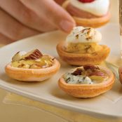 Peach and Blue Cheese  Bites