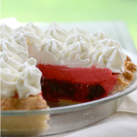 Raspberry Chiffon Pie