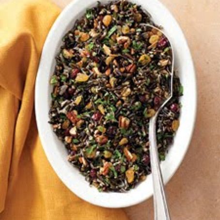 Wild-Rice Pilaf with Cranberries and Pecans