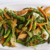Spring Vegetables with Warm Vinaigrette