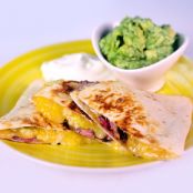 Steak Quesadilla with Salsa Verde