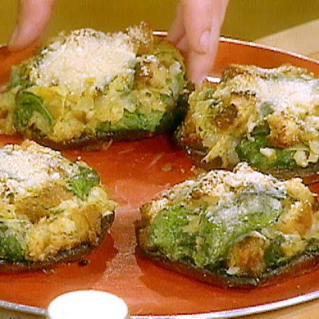 Spinach and Artichoke Stuffed Portobellos Recipe : Rachael Ray : Recipes : Food Network