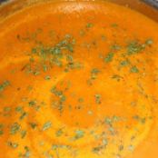 Roasted Bell Pepper and Carrot Soup