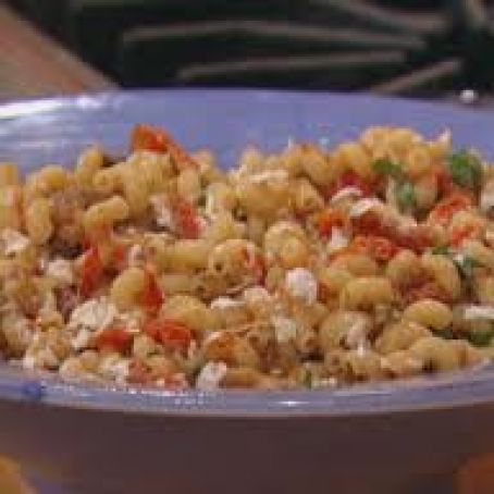 Roasted Pasta Alla Norma with Orange and Arugula Salad