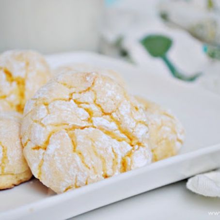 Lemon Crinkle Cookies