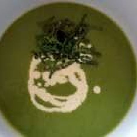 Minted Fresh Green Pea Soup