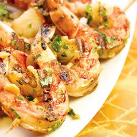 Grilled Shrimp with Lemon Garlic Butter - Dairy Free