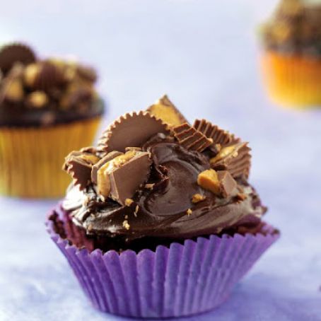 Chocolate-Peanut Butter Cupcakes Recipe