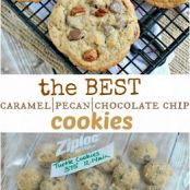 Caramel Pecan Chocolate Chip Cookies