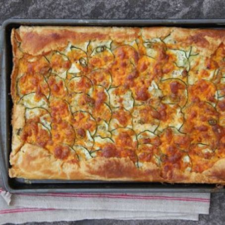 Zucchini-Cheddar Pie