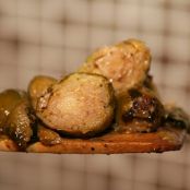 Slow Cooker Dijon Brussels Sprouts