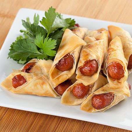 Cheddar Phyllo Lil’ Smokies